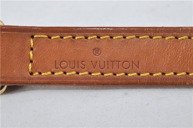 Authentic LOUIS VUITTON Leather Shoulder Strap Beige 39