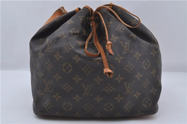 Authentic Louis Vuitton Monogram Petit Noe Shoulder Bag M42226 LV 6996D
