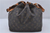 Authentic Louis Vuitton Monogram Petit Noe Shoulder Bag M42226 LV 6996D