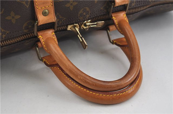 Authentic Louis Vuitton Monogram Keepall 45 Travel Boston Bag M41428 LV 6998D