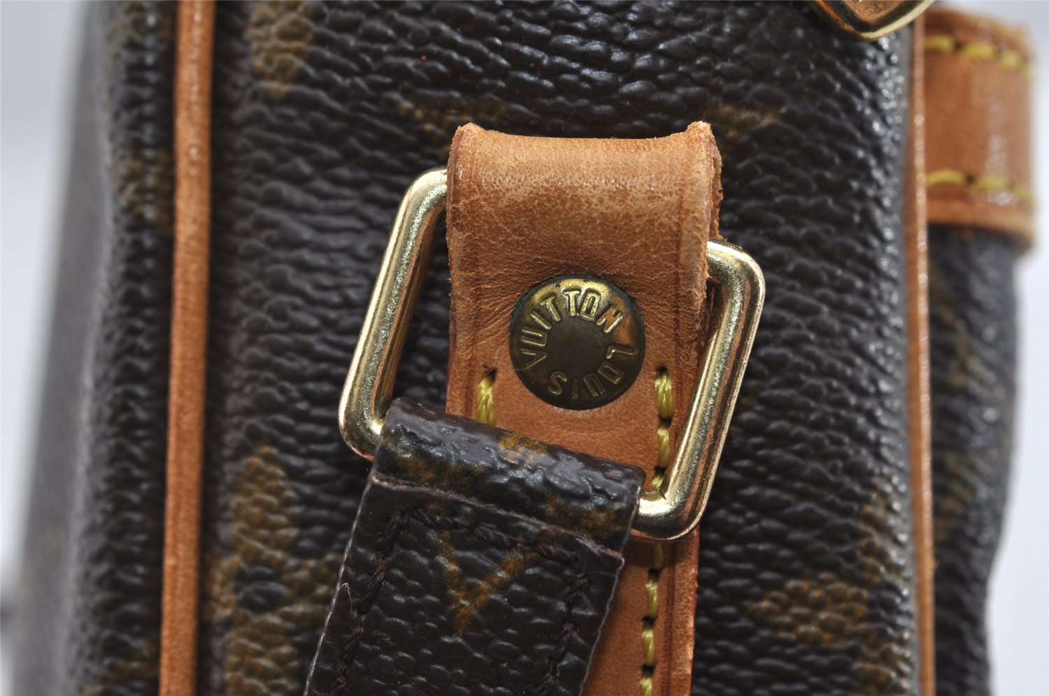 Authentic Louis Vuitton Monogram Danube Shoulder Cross Body Bag M45266 LV 7002I