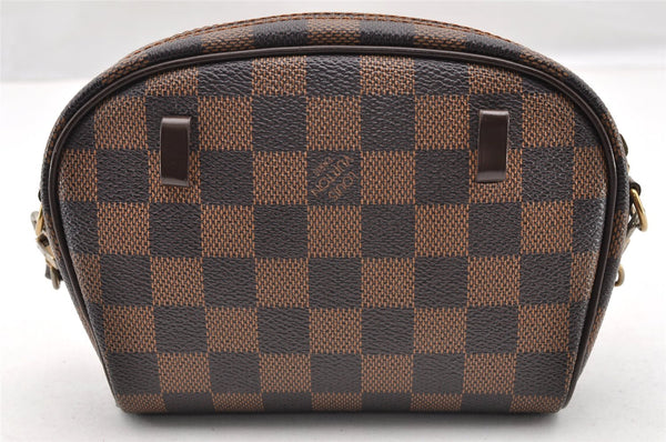 Authentic Louis Vuitton Damier Pochette Ipanema N51296 Shoulder Cross Bag 7003I