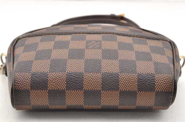 Authentic Louis Vuitton Damier Pochette Ipanema N51296 Shoulder Cross Bag 7003I