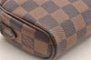 Authentic Louis Vuitton Damier Pochette Ipanema N51296 Shoulder Cross Bag 7003I