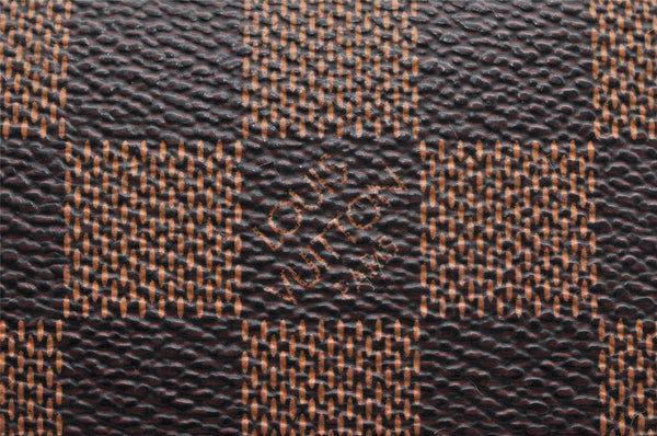 Authentic Louis Vuitton Damier Pochette Ipanema N51296 Shoulder Cross Bag 7003I