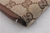 Authentic GUCCI Long Wallet Purse GG Canvas Leather Brown 7004F