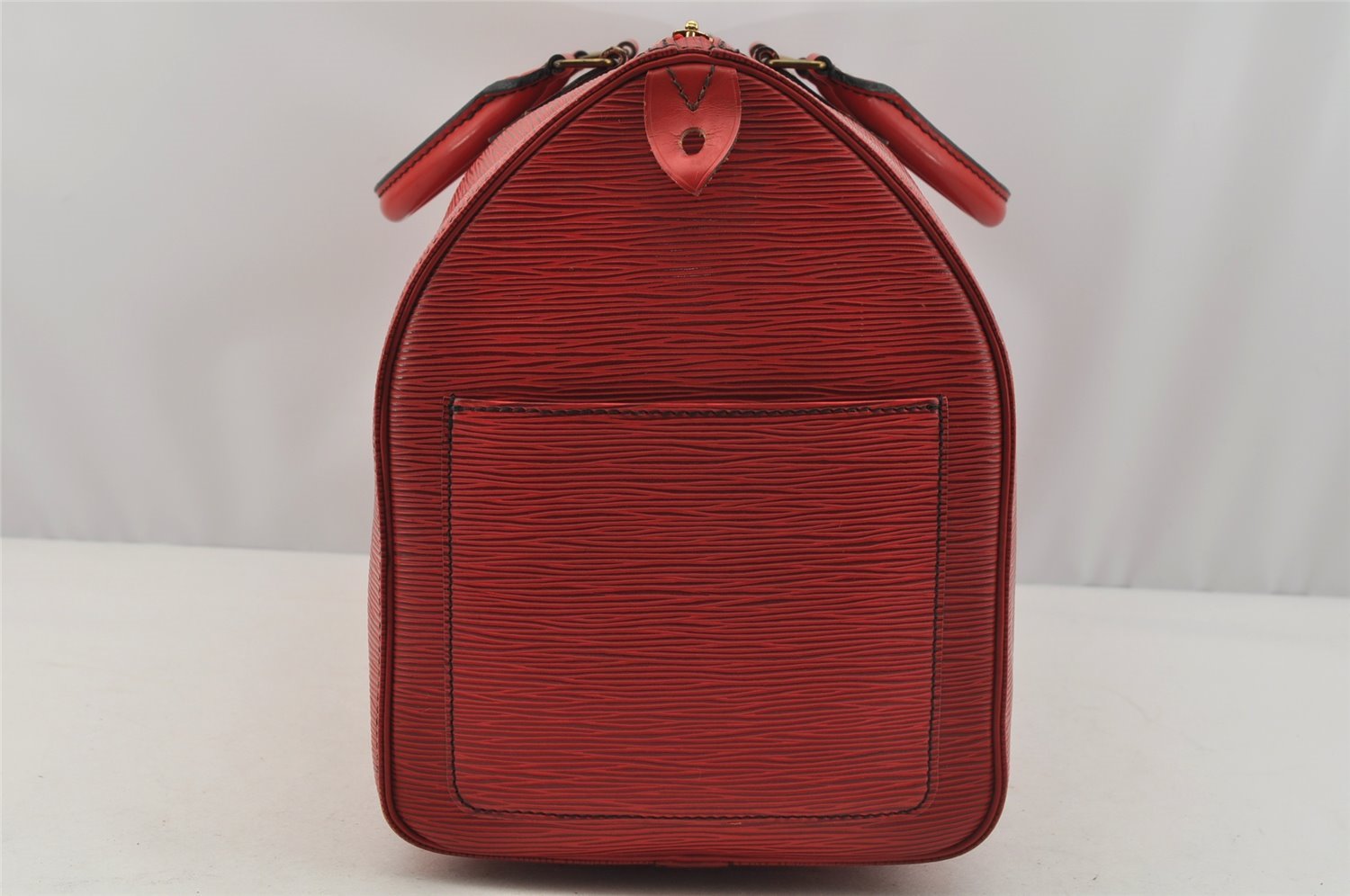 Authentic Louis Vuitton Epi Speedy 40 Hand Boston Bag Red LV 7004I