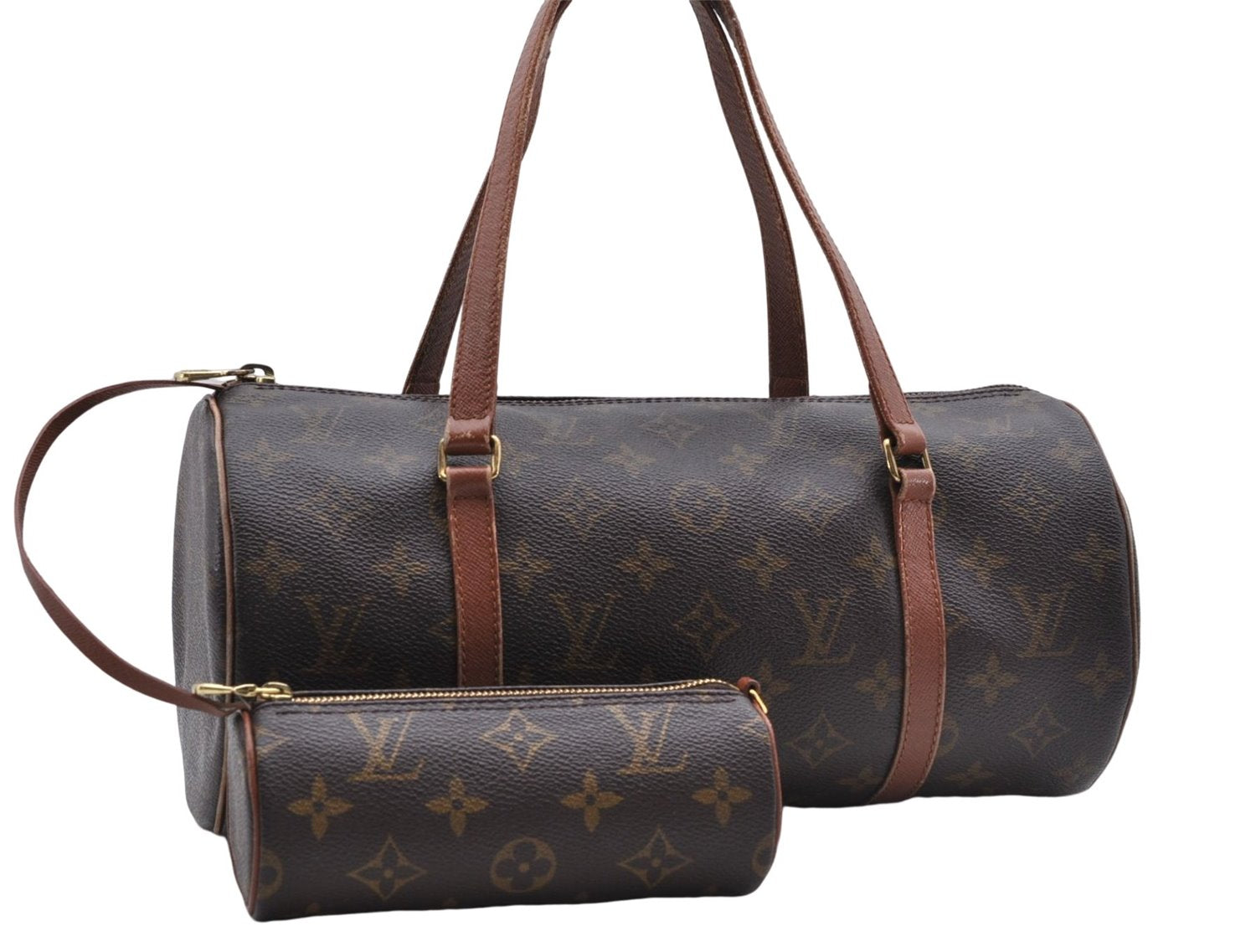 Authentic Louis Vuitton Monogram Papillon 30 Hand Bag Old Model LV 7005D