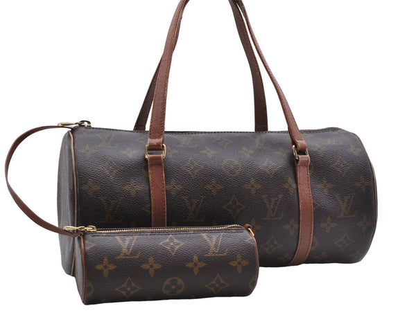 Authentic Louis Vuitton Monogram Papillon 30 Hand Bag Old Model LV 7005D
