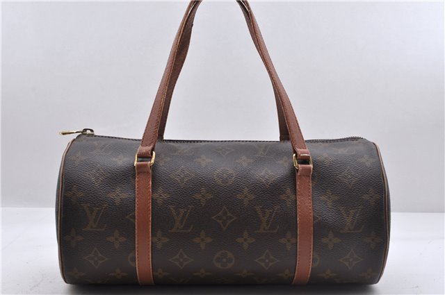 Authentic Louis Vuitton Monogram Papillon 30 Hand Bag Old Model LV 7005D