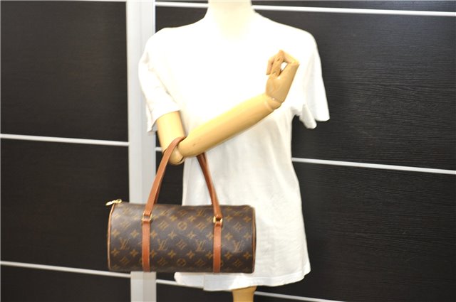 Authentic Louis Vuitton Monogram Papillon 30 Hand Bag Old Model LV 7005D