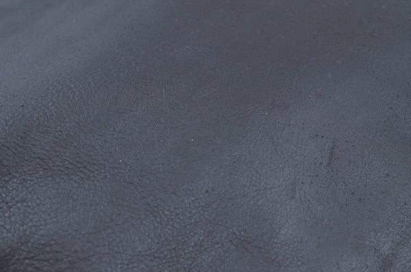 Authentic GUCCI Vintage Bamboo Shoulder Tote Bag Leather Black Junk 7005G