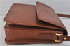 Authentic Burberrys Vintage Leather Shoulder Cross Body Bag Purse Brown 7006C