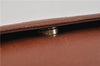 Authentic Burberrys Vintage Leather Shoulder Cross Body Bag Purse Brown 7006C