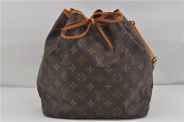 Authentic Louis Vuitton Monogram Petit Noe Shoulder Bag M42226 LV 7006D