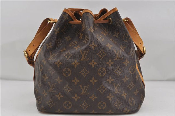 Authentic Louis Vuitton Monogram Petit Noe Shoulder Bag M42226 LV 7006D