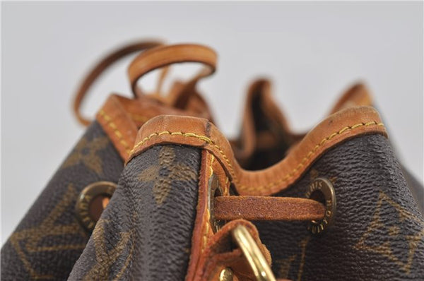 Authentic Louis Vuitton Monogram Petit Noe Shoulder Bag M42226 LV 7006D