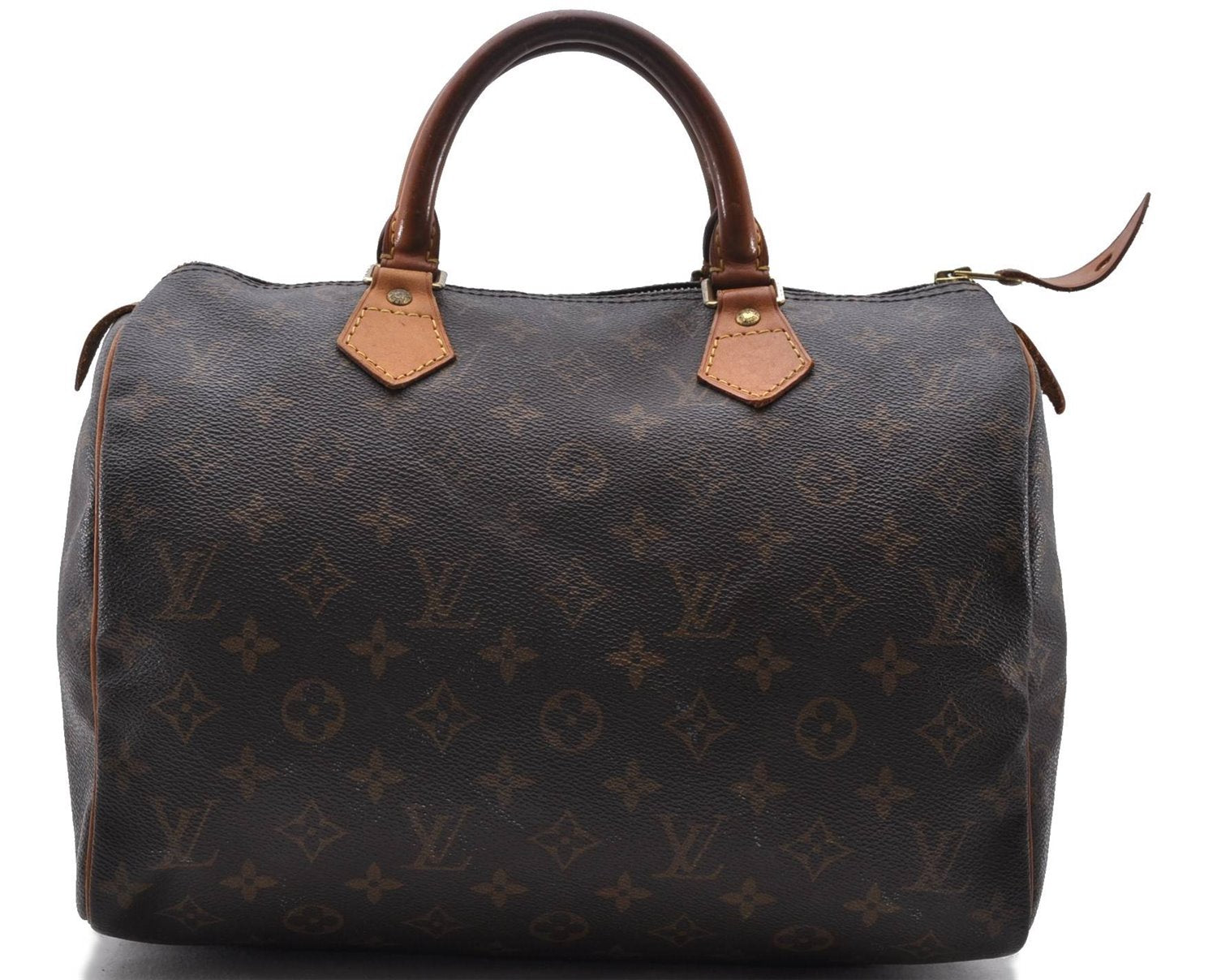 Authentic LOUIS VUITTON Monogram Speedy 30 Hand Bag Purse M41526 LV 7009C