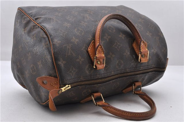 Authentic LOUIS VUITTON Monogram Speedy 30 Hand Bag Purse M41526 LV 7009C