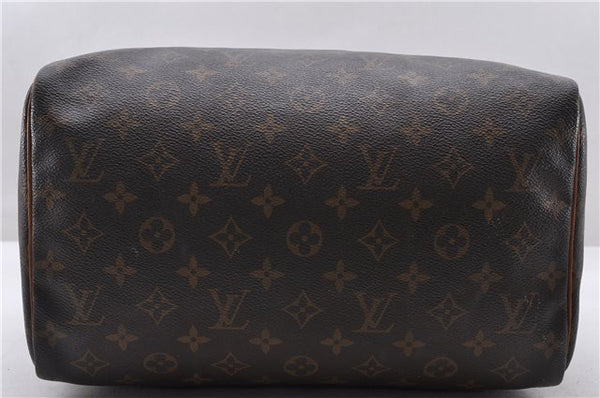 Authentic LOUIS VUITTON Monogram Speedy 30 Hand Bag Purse M41526 LV 7009C