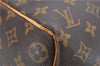 Auth Louis Vuitton Monogram Keepall Bandouliere 45 Boston Bag M41418 LV 7009D