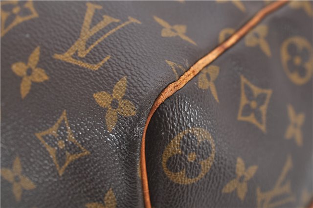 Auth Louis Vuitton Monogram Keepall Bandouliere 45 Boston Bag M41418 LV 7009D
