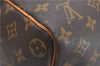 Auth Louis Vuitton Monogram Keepall Bandouliere 45 Boston Bag M41418 LV 7009D