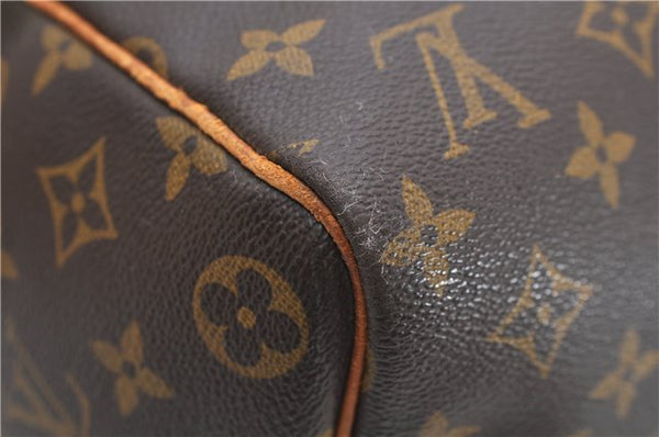 Auth Louis Vuitton Monogram Keepall Bandouliere 45 Boston Bag M41418 LV 7009D