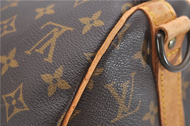 Auth Louis Vuitton Monogram Keepall Bandouliere 45 Boston Bag M41418 LV 7009D