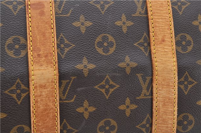 Auth Louis Vuitton Monogram Keepall Bandouliere 45 Boston Bag M41418 LV 7009D