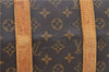 Auth Louis Vuitton Monogram Keepall Bandouliere 45 Boston Bag M41418 LV 7009D