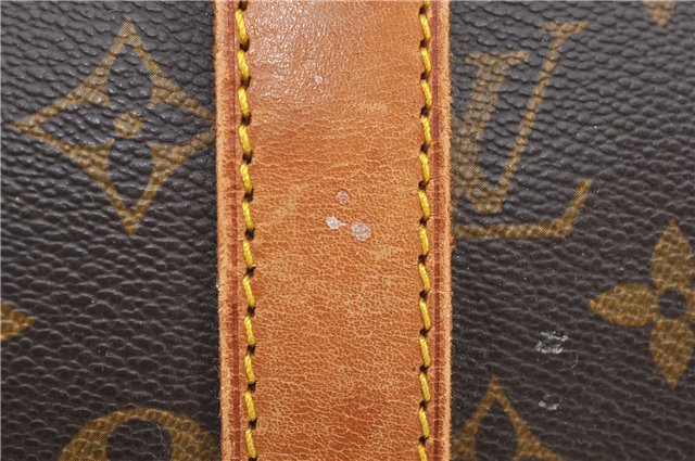 Auth Louis Vuitton Monogram Keepall Bandouliere 45 Boston Bag M41418 LV 7009D