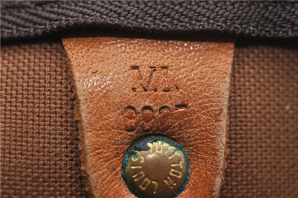 Auth Louis Vuitton Monogram Keepall Bandouliere 45 Boston Bag M41418 LV 7009D