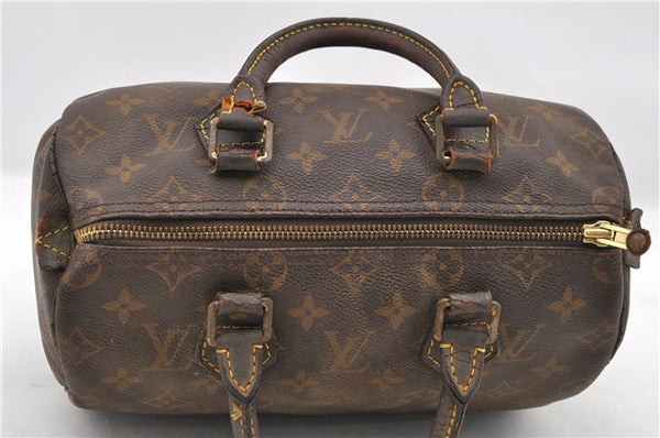 Authentic LOUIS VUITTON Monogram Speedy 25 Hand Bag M41528 LV 7011C