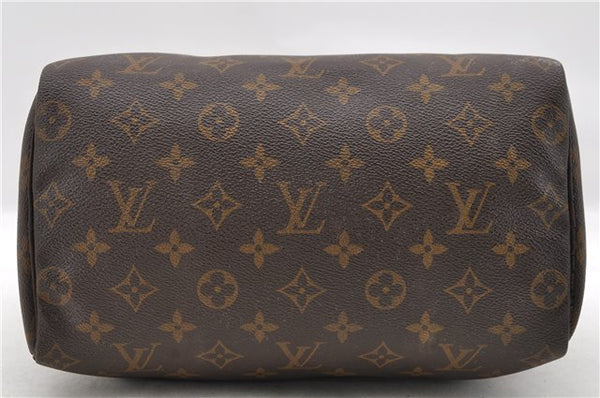 Authentic LOUIS VUITTON Monogram Speedy 25 Hand Bag M41528 LV 7011C