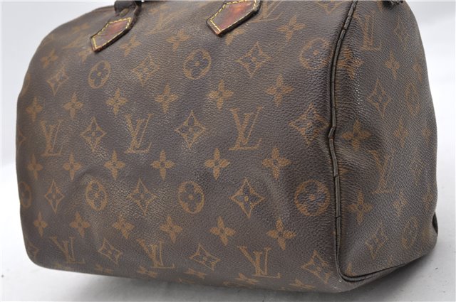 Authentic LOUIS VUITTON Monogram Speedy 25 Hand Bag M41528 LV 7011C