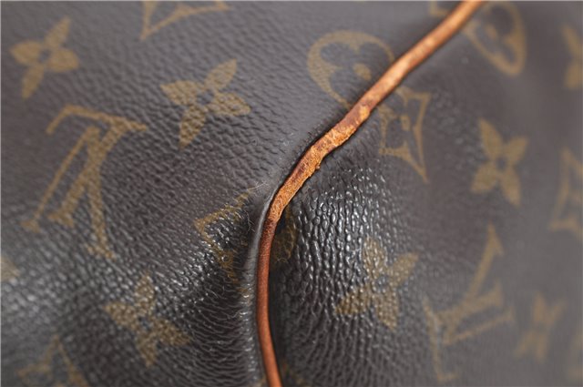 Auth Louis Vuitton Monogram Keepall Bandouliere 55 Boston Bag M41414 LV 7012D