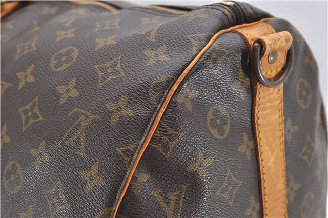 Auth Louis Vuitton Monogram Keepall Bandouliere 55 Boston Bag M41414 LV 7012D