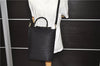 Authentic GUCCI Bamboo 2Way Shoulder Tote Bag Nylon Leather Black 7015C