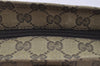 Authentic GUCCI Sherry Line Shoulder Bag GG Canvas Leather 189749 Khaki 7015I