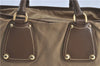 Authentic PRADA Nylon Tessuto Leather 2Way Shoulder Tote Bag Khaki Green 7016B