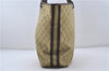 Auth GUCCI Sherry Line Shoulder Tote Bag GG Canvas Leather 31243 Beige 7016D