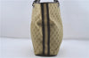 Auth GUCCI Sherry Line Shoulder Tote Bag GG Canvas Leather 31243 Beige 7016D