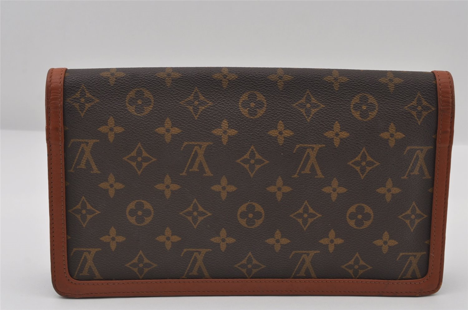 Authentic Louis Vuitton Monogram Pochette Dame GM M51810 Clutch Hand Bag 7016I
