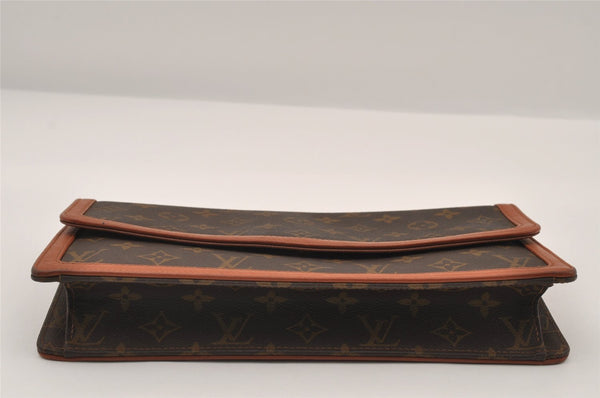 Authentic Louis Vuitton Monogram Pochette Dame GM M51810 Clutch Hand Bag 7016I