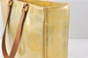 Authentic LOUIS VUITTON Vernis Columbus Shoulder Tote Bag Yellow M91028 LV 7017C