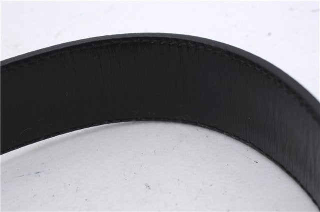 Authentic GUCCI Shoulder Hand Bag Canvas Leather 0014204 Gray Black 7017D