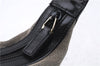 Authentic GUCCI Shoulder Hand Bag Canvas Leather 0014204 Gray Black 7017D