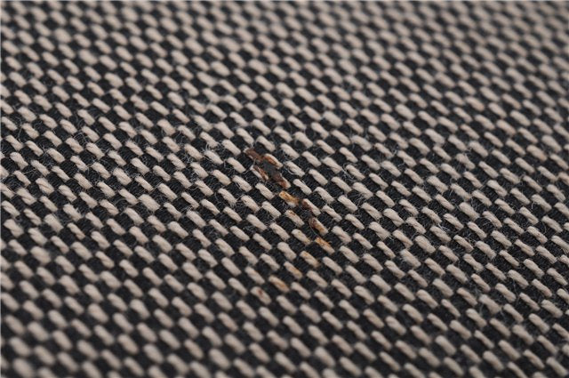 Authentic GUCCI Shoulder Hand Bag Canvas Leather 0014204 Gray Black 7017D