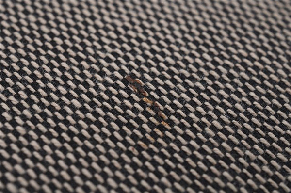 Authentic GUCCI Shoulder Hand Bag Canvas Leather 0014204 Gray Black 7017D